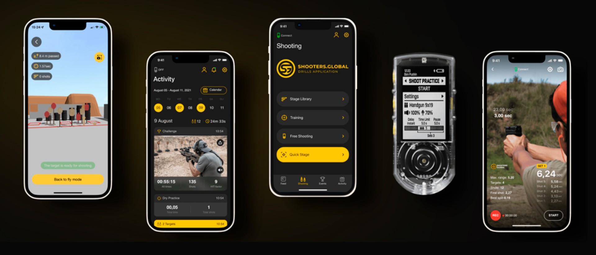 App mobile Shooters Globals Drills