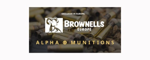 Brownells distributore esclusivo di Alpha Munitions